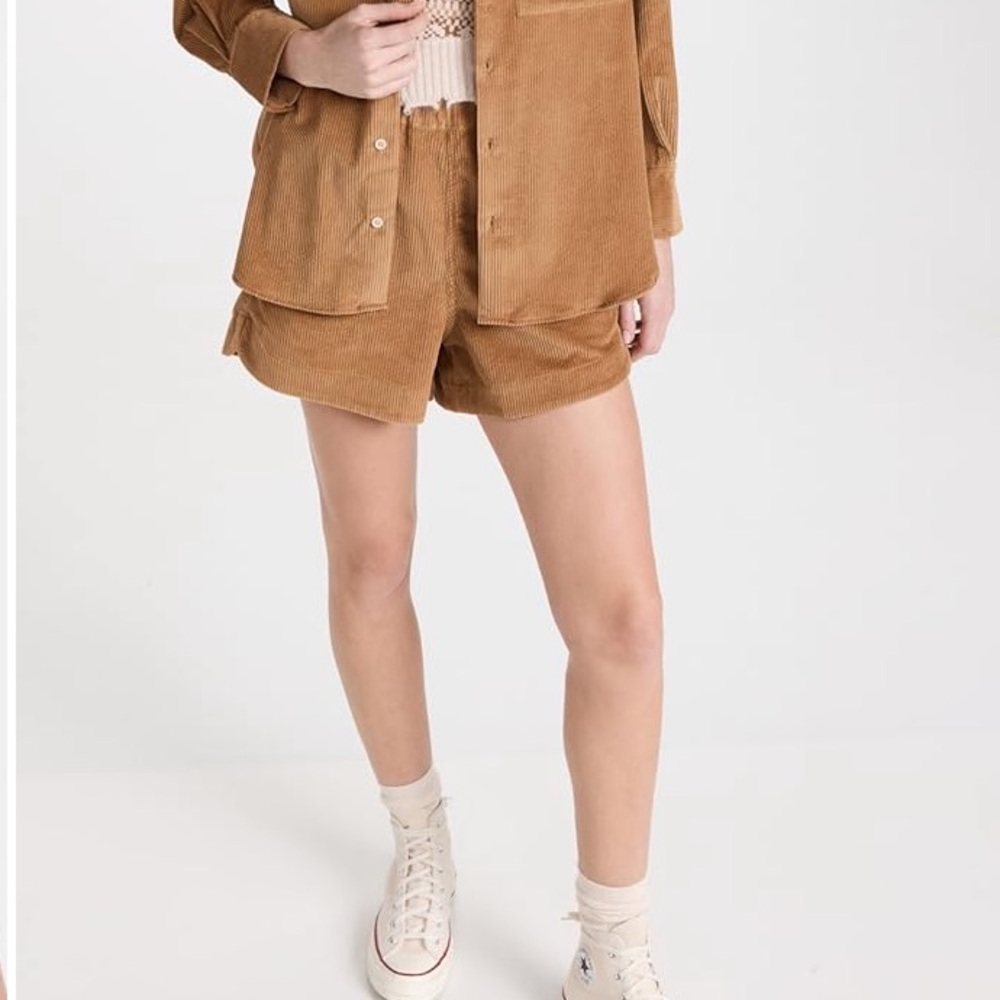 NWT AYR corduroy “staycation” short in color “chipwich”